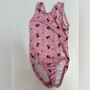 Size small Pink kitten leotard.